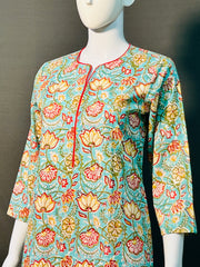 Kalamkari Hand Block Printed Kurti