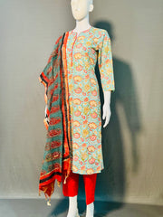 Kalamkari Hand Block Printed Kurti