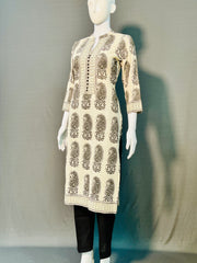 Kalamkari Hand Block Printed Kurti