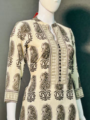 Kalamkari Hand Block Printed Kurti