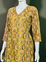Kalamkari Hand Block Printed Kurti