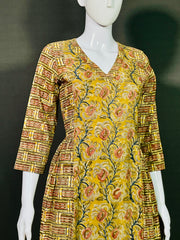 Kalamkari Hand Block Printed Kurti