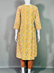 Kalamkari Hand Block Printed Kurti