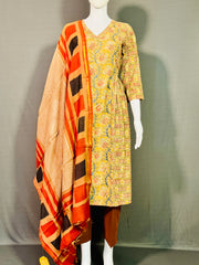 Kalamkari Hand Block Printed Kurti
