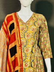 Kalamkari Hand Block Printed Kurti
