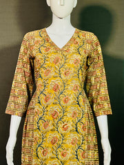 Kalamkari Hand Block Printed Kurti