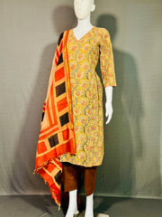 Kalamkari Hand Block Printed Kurti