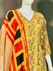 Kalamkari Hand Block Printed Kurti
