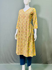 Kalamkari Hand Block Printed Kurti