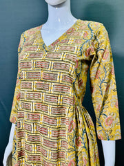 Kalamkari Hand Block Printed Kurti
