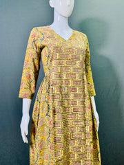Kalamkari Hand Block Printed Kurti
