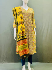 Kalamkari Hand Block Printed Kurti