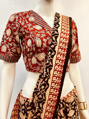 Collared Kalamkari Blouse