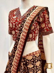 Collared Kalamkari Blouse