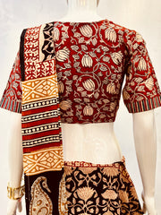 Collared Kalamkari Blouse