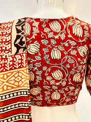 Collared Kalamkari Blouse