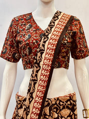 Kalamkari Angrakha Blouse