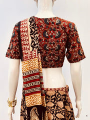 Kalamkari Angrakha Blouse