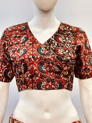 Kalamkari Angrakha Blouse