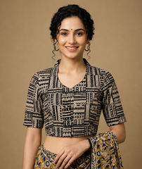 Kalamkari Hand Block Printed Blouse