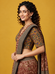Kalamkari Hand Block Printed Blouse