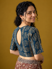 AJRAKH Hand Block Printed Blouse