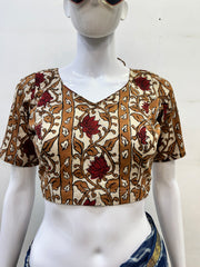 Kalamkari Hand Block Printed Blouse
