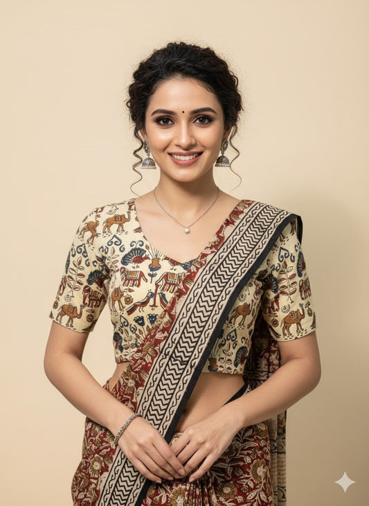 Hand Block Printed Blouse