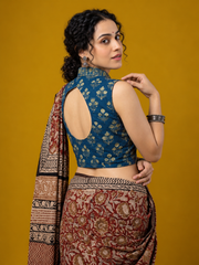AJRAKH Hand Block Printed Blouse