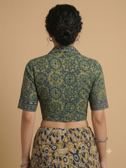 AJRAKH Hand Block Printed Blouse