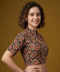 Kalamkari Hand Block Printed Blouse