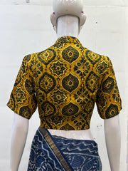 Modal Silk AJRAKH Printed Blouse