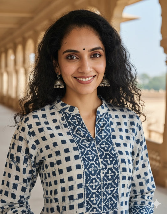 Indigo Dyed Kurti