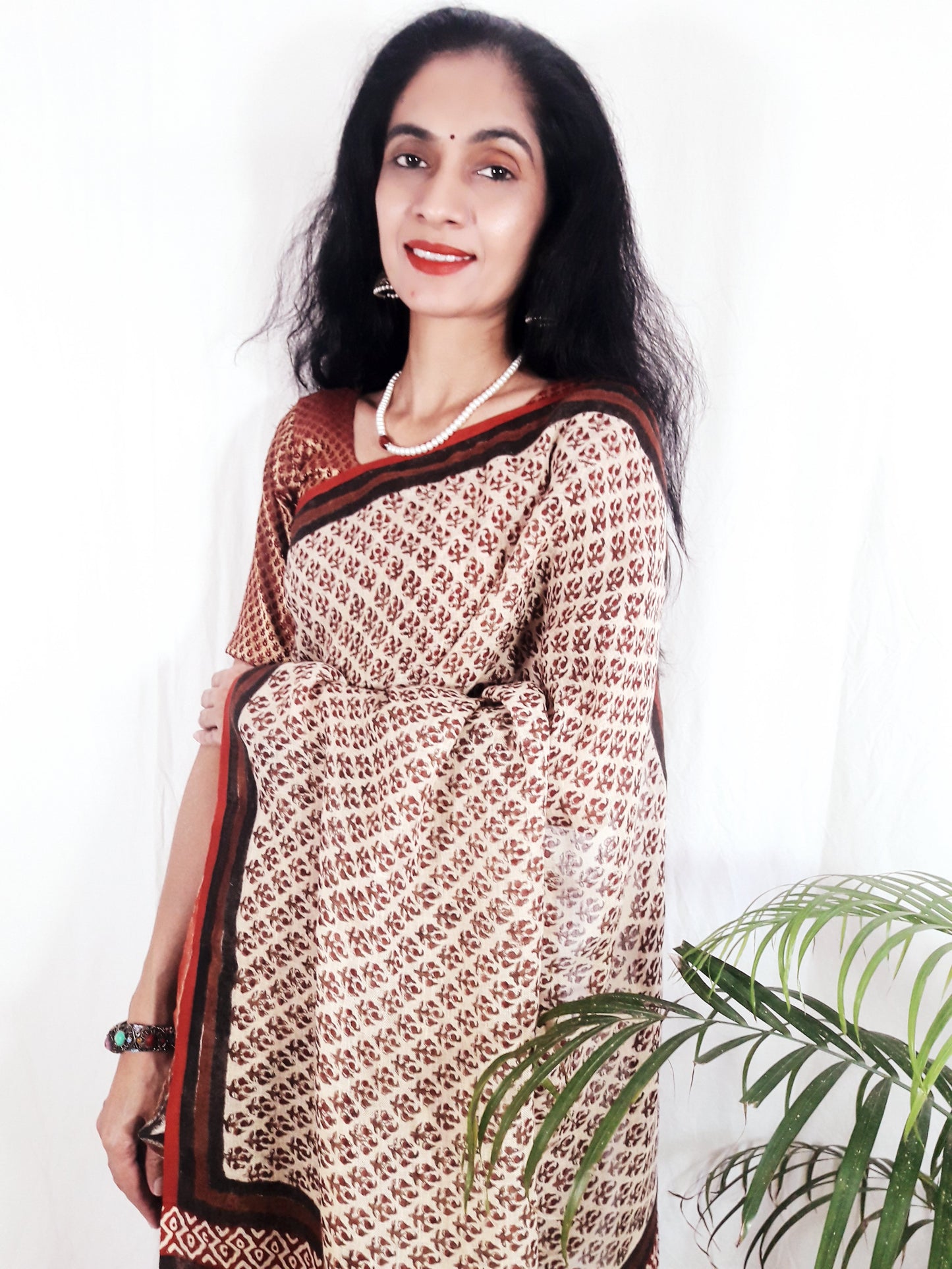 Pure Linen Saree