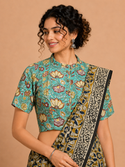 Kalamkari Hand Block Printed Blouse