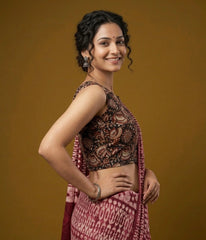 Kalamkari Hand Block Printed Blouse