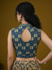 AJRAKH Hand Block Printed Blouse