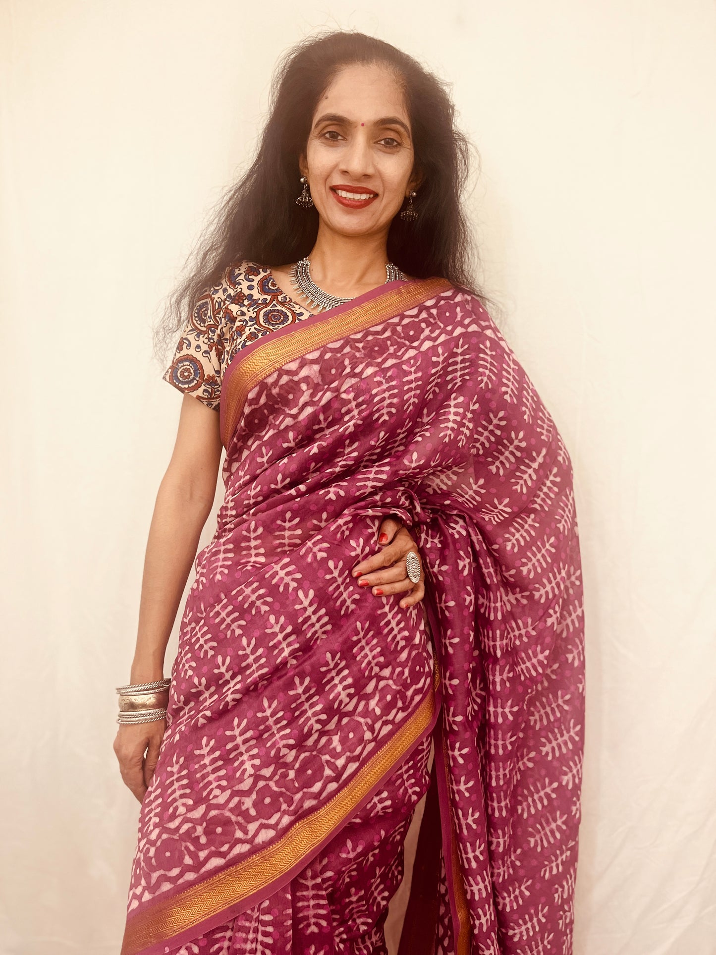 Maheshwari Silk Saree