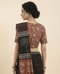 Kalamkari Hand Block Printed Collared Blouse