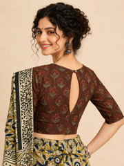 AJRAKH Hand Block Printed Blouse l