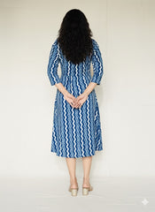 Indigo Dyed Long Dress