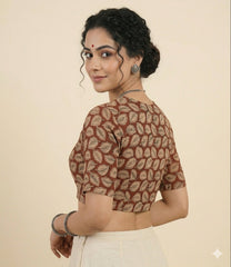 Kalamkari Angrakha Blouse