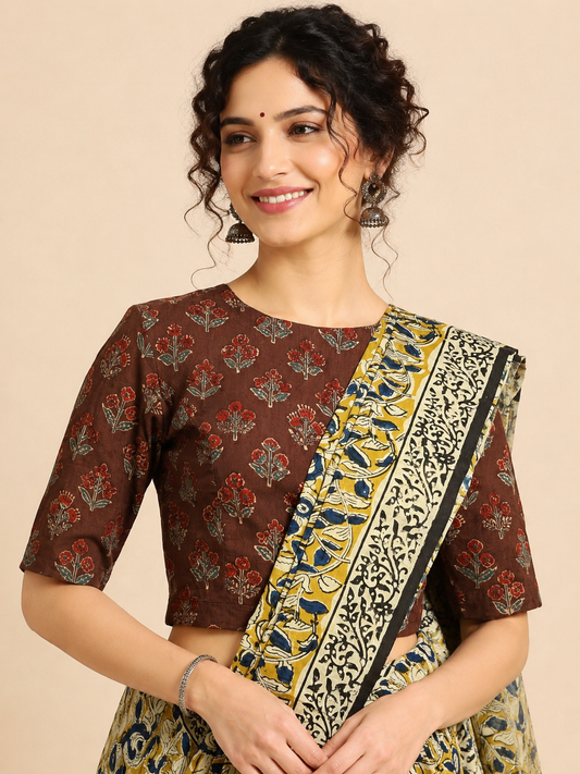 AJRAKH Hand Block Printed Blouse