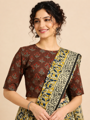 AJRAKH Hand Block Printed Blouse l