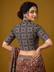 AJRAKH Hand Block Printed Blouse