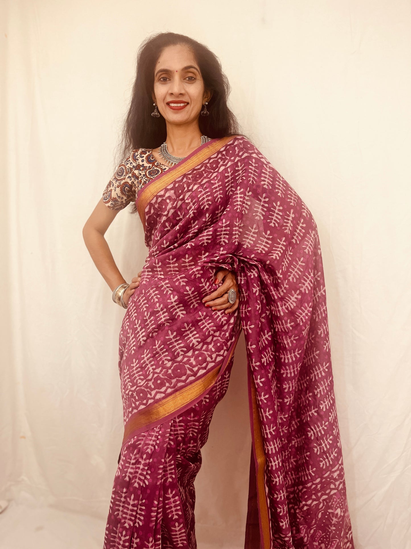 Maheshwari Silk Saree