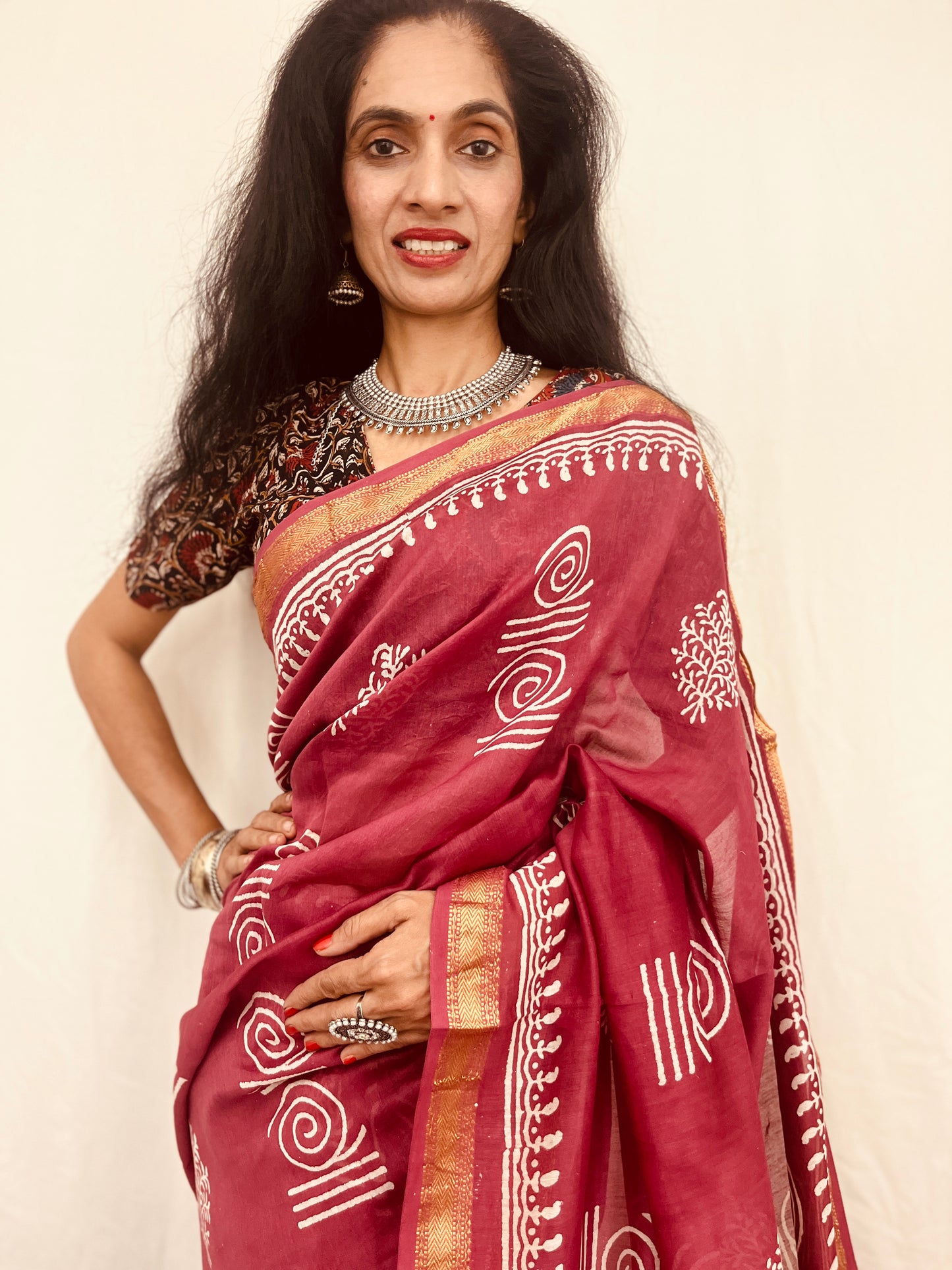 Maheshwari Silk Saree