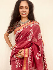 Maheshwari Silk Saree