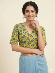 Hand Block Printed Blouse