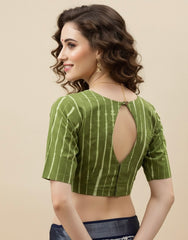 Shibori Art Hand Block Printed Blouse